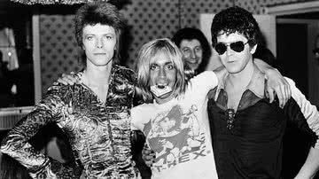O trio de ouro do rock: a amizade entre David Bowie, Iggy Pop e Lou Reed - Foto: Reprodução