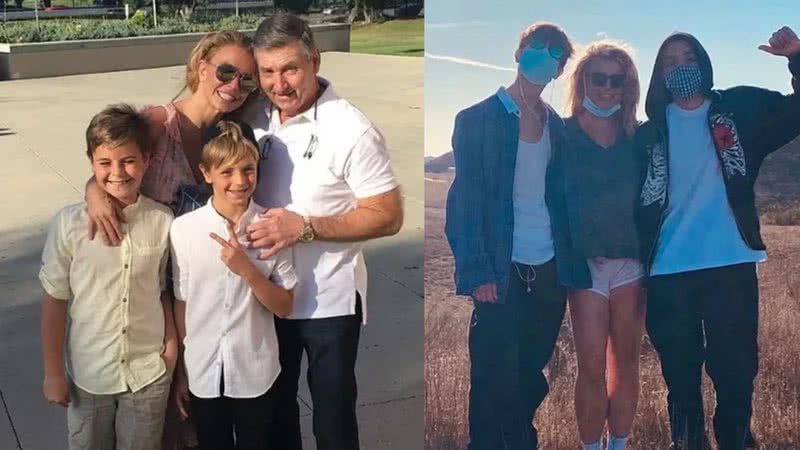 Advogado alega que filhos de Britney Spears apoiam o avô Jamie Spears - Reprodução/Instagram