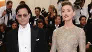 Amber Heard e Johnny Depp brigaram feio no Met Gala 2014, revela atriz - Getty Images