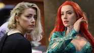 Amber Heard pode perder papel em Aquaman 2? Entenda - Getty Images e Divulgação