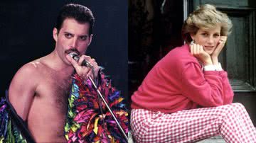 A amizade icônica de Freddie Mercury e princesa Diana - Crédito: Reprodução