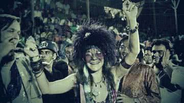 Janis Joplin curtindo o Carnaval do Rio de Janeiro - Crédito: Reprodução