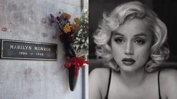 Ana de Armas visitou túmulo de Marilyn Monroe para pedir ''permissão'' para interpretá-la em Blonde - Getty Images/Netflix