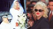 Anna Nicole Smith se casou aos 26 anos com J.Howard Marshall, de 89 - Arquivo pessoal para Larry King