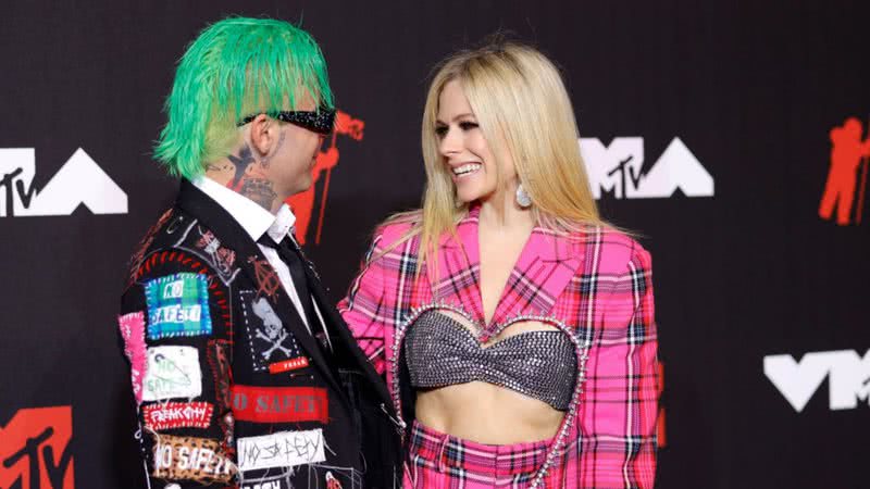 Mod Sun e Avril Lavigne no MTV VMA de 2021 - Getty Images
