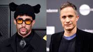 Bad Bunny e Gael García Bernal se beijam em cena do filme Cassandro - Getty Images