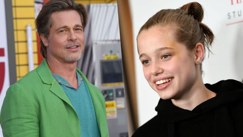 Brad Pitt se emociona ao fazer raro comentário sobre a filha Shiloh - Getty Images