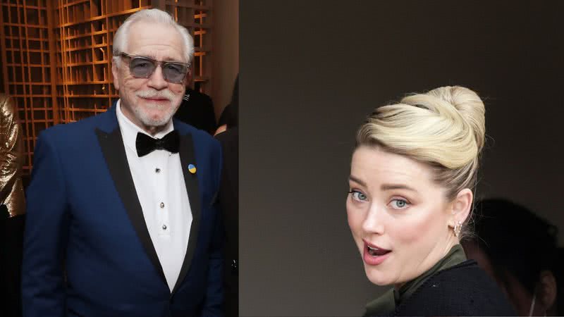 Brian Cox, de Succession, defende Amber Heard e critica Johnny Depp - Getty Images