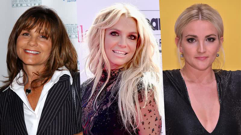 Imagens de Britney Spears, Lynne Spears e Jamie Lynn Spears - Stephen Shugerman, David Becker e Michael Loccisano/Getty Images