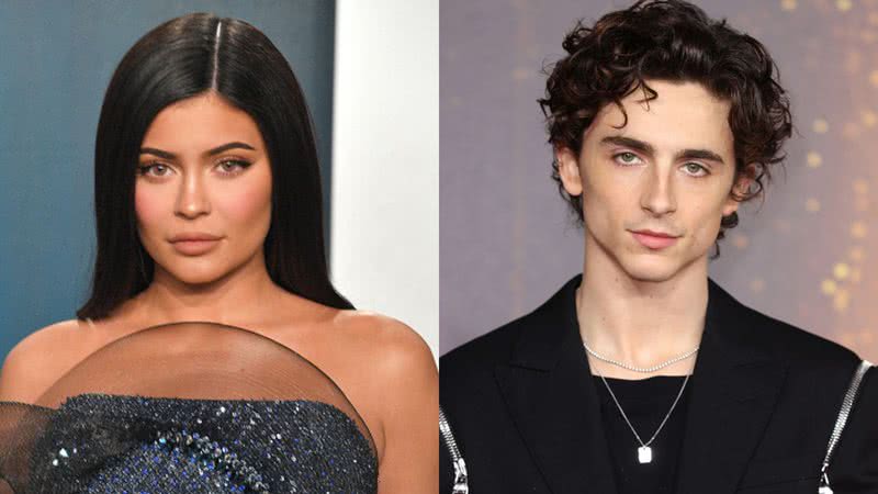 Carro de Kylie Jenner é flagrado em casa de Timothée Chalamet, reforçando os rumores de namoro - George Pimentel/Getty Images -  Mike Marsland/WireImage/Getty Images