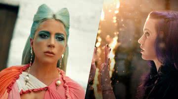Lady Gaga e Katy Perry são exemplos grandiosos de artistas que fazem clipes dignos de filme! - Reprodução
