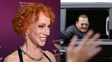 Comediante Kathy Griffin sai em defesa de Amber Heard e ataca Johnny Depp; confira - Getty Images
