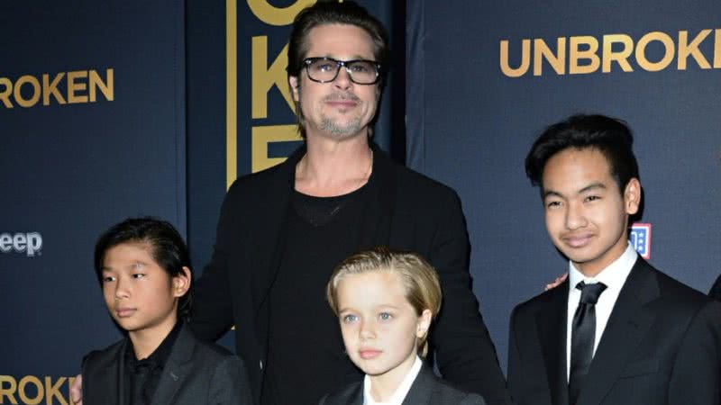 Como é a atual relação de Brad Pitt com os filhos? - Reprodução