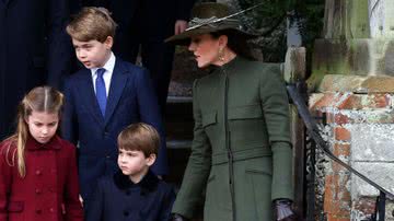 Comportamento inusitado do Príncipe Louis volta aos holofotes durante Natal - Getty Images