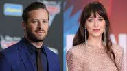 Dakota Johnson faz piada sobre Armie Hammer, ator acusado de abuso e canibalismo - Getty Images