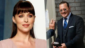 Dakota Johnson testemunha de agressão a Johnny Depp - Getty Images