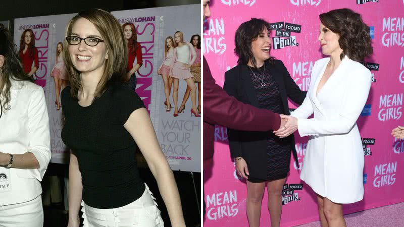 Deu ruim? Autora do livro que inspirou "Mean Girls" detona Tina Fey e afirma: "Eu nunca fui paga" - Foto 1: (Photo by Paul Hawthorne/Getty Images) Foto 2: (Photo by Noam Galai/Getty Images)