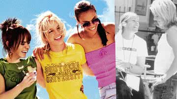Britney Spears e Tamra Davis nos bastidores de "Crossroads - Amigas Para Sempre" (2002)
