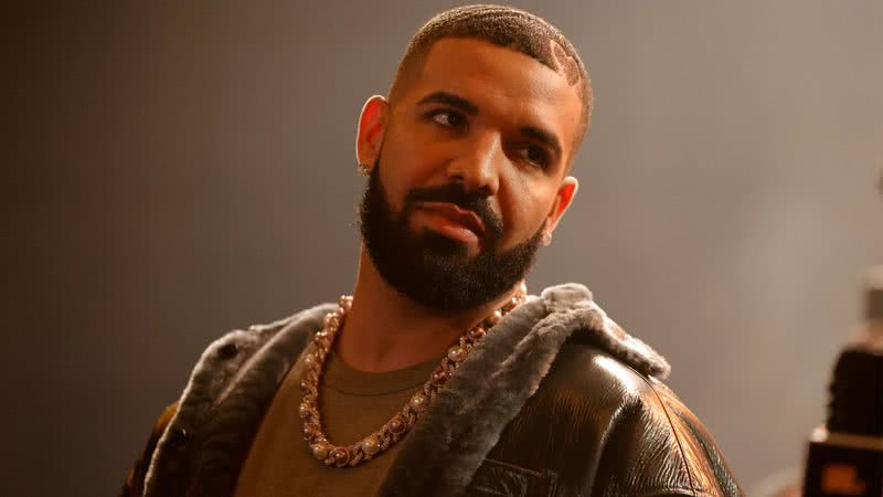 Drake no evento "Drake's Till Death Do Us Part rap battle" em outubro de 2021 - Amy Sussman/Getty Images