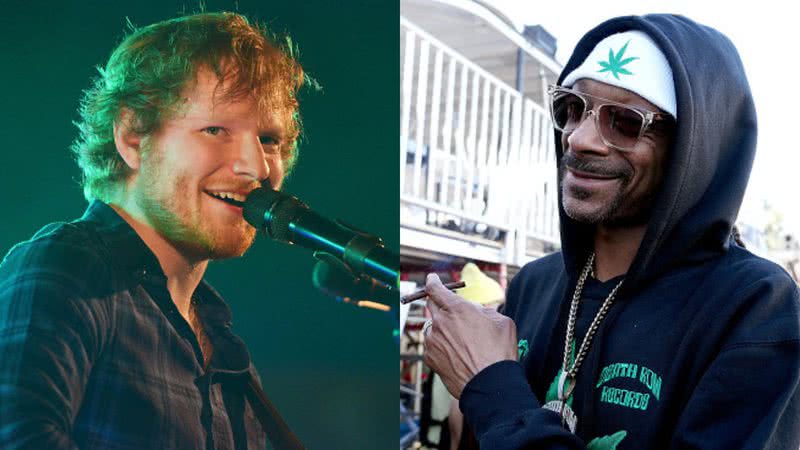 Ed Sheeran relembra dia em que fumou maconha com Snoop Dogg - Getty Images