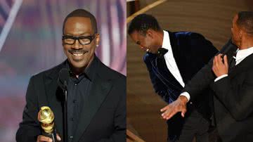Eddie Murphy faz piada com tapa de Will Smith no Globo de Ouro - Getty Images