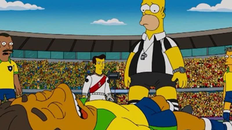 Eles atacam novamente! Os Simpsons adivinham acontecimento emblemático da copa - Reprodução