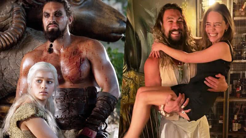 O reencontro de Khal Drogo e Daenerys Targaryen - Divulgação/HBO // Reprodução/Instagram