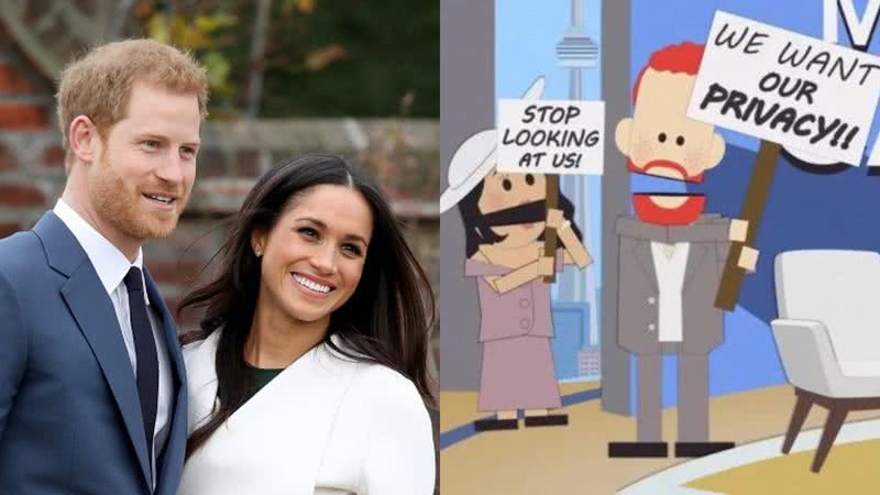 Episódio de South Park deixou Meghan Markle ‘chateada e oprimida’, diz revista - Chris Jackson/Getty Images - Reprodução/Comedy Central