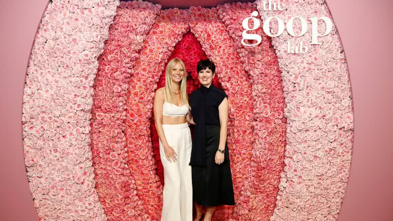 Gwyneth Paltrow ao lado de Elise Loehnen, ex-CCO da Goop. - Getty Images