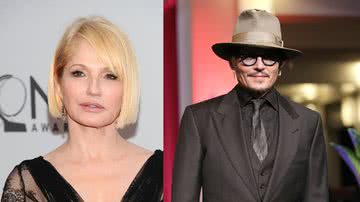 Ex de Johnny Depp, Ellen Barkin alega que ator era violento e estava sempre bebendo - Getty Images
