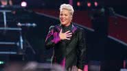 Fã joga cinzas da mãe no palco durante show da cantora Pink - Getty Images