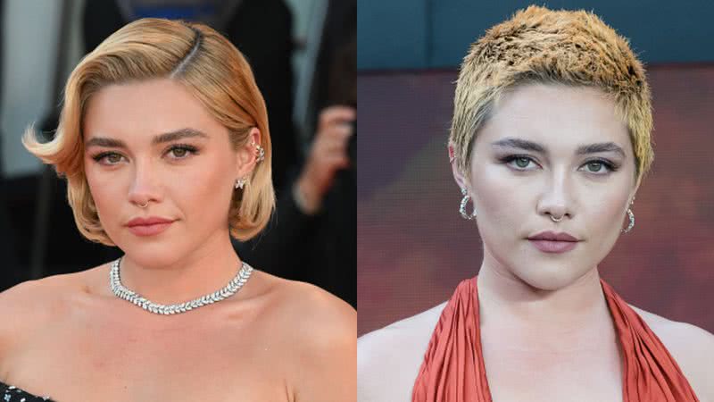 Florence Pugh explica cabelo raspado: "Controlar minha imagem" - Getty Images