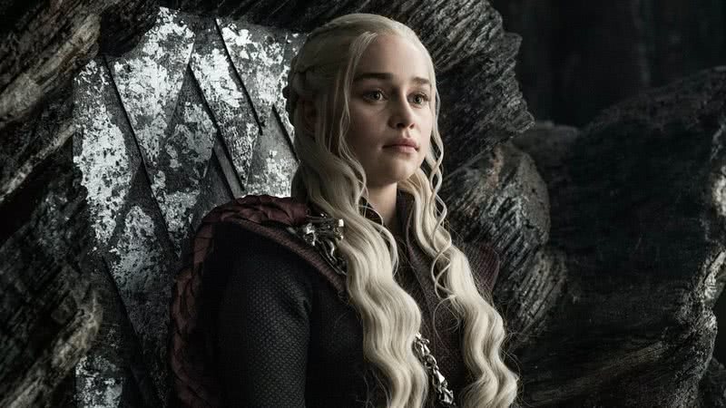 Emilia Clarke como Daenerys Targaryen em Game of Thrones - Divulgação/HBO