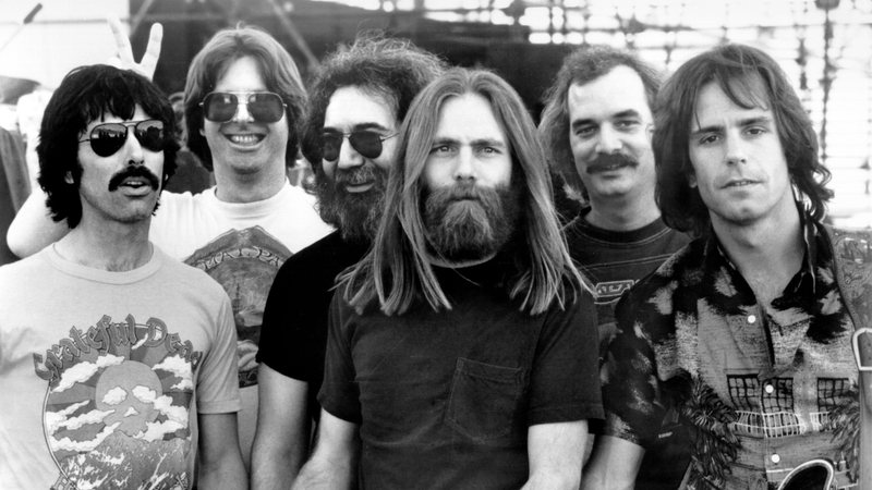 Integrantes da banda de rock Grateful Dead - Reprodução