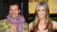 Jennifer Aniston e Harry Styles estão se conhecendo melhor, diz jornal - Getty Images