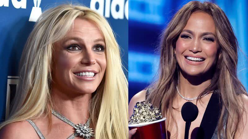 Jennifer Lopez manda recado fofo para Britney Spears em meio a batalha com ex - Getty Images