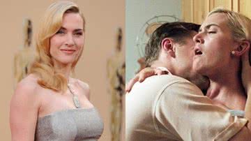 Kate Winslet conta como foi fazer cena de sexo com Leo DiCaprio na frente do marido - Getty Images/Reprodução