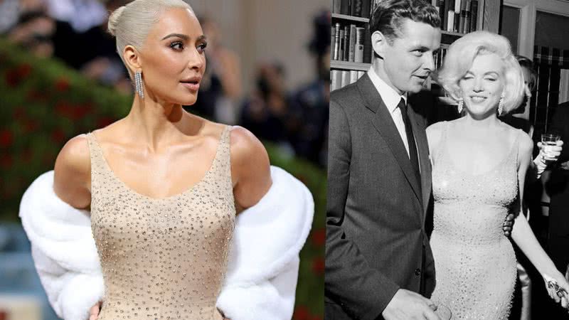 Kim Kardashian conta os detalhes (absurdos) para usar o vestido de Marilyn Monroe no Met Gala 2022 - Getty Images | Reprodução