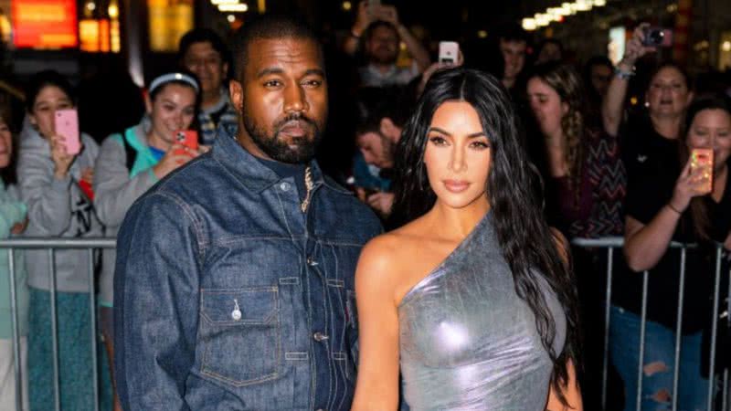 Kim Kardashian e Kanye West na luta pelo divórcio - Getty Images