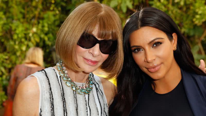 Kim Kardashian irritou Anna Wintour depois de atrasar o desfile de Victoria Beckham, diz site - Getty Images