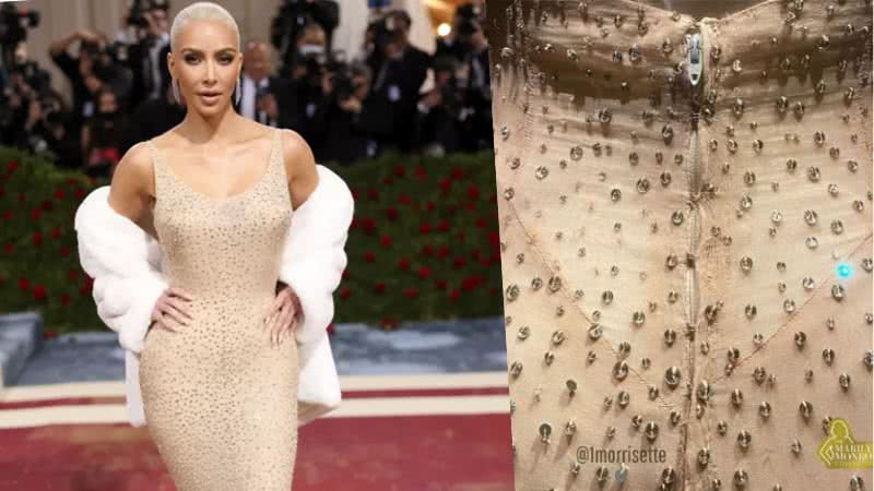Kim Kardashian quebra o silêncio sobre danos ao vestido de Marilyn Monroe - Getty Images// Reprodução