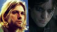 Kurt Cobain em Acústico MTV 1990 | Robert Pattinson caracterizado como Batman - Reprodução