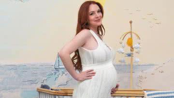 Lindsay Lohan dá à luz seu primeiro filho: "A família está nas nuvens" - Reprodução/Instagram