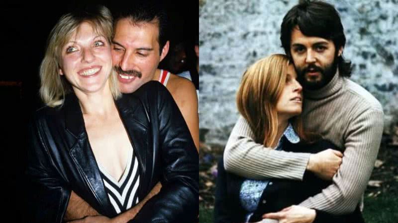 8 músicas famosas inspiradas em histórias de amor verdadeiras (Freddie Mercury e Mary Austen & Paul McCartney e Linda Eastman) - Reprodução