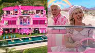 Mansão da Barbie está disponível para aluguel em Malibu - Reprodução/Airbnb | Reprodução/Warner Bros. Pictures
