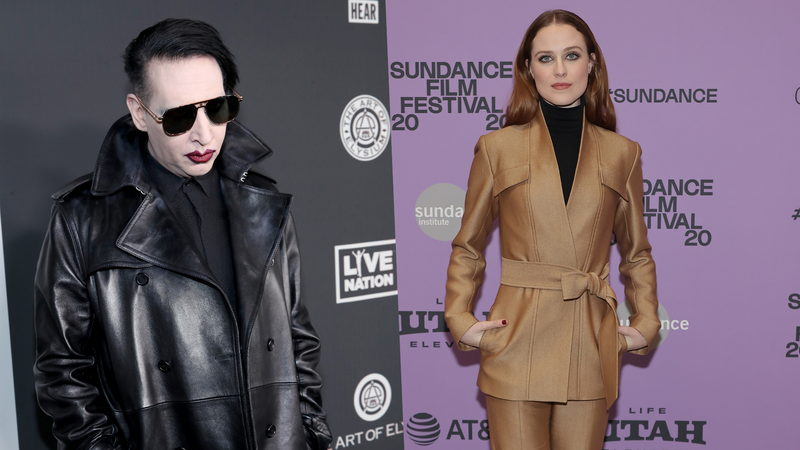 Marilyn Manson processa a ex-namorada Evan Rachel Wood, que alegou ter sido abusada pelo cantor. - Gettyimages