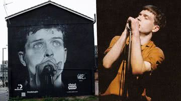 Mural de Ian Curtis em Manchester é apagado e causa furor nas redes - Reprodução/BBC