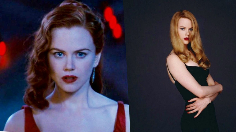 Nicole Kidman em "Moulin Rouge" e "Batman Forever" - Reprodução