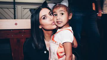 North West é a primogênita de Kim Kardashian e Kanye West. - Getty Images