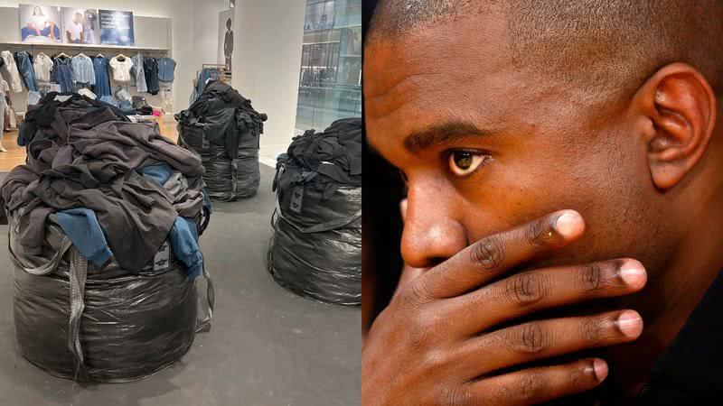Nova coleção de Kanye West para a Yeezy encontrada em... sacos de lixo? - Reprodução/Internet | Getty Images